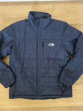The North Face Men's Navy Quilted Insulated Puffer Jacket